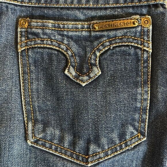 PENTIMENTO blue denim jeans vintage 9 - Picture 7 of 7